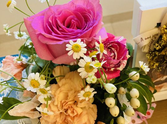 一週間後も花は生きてる